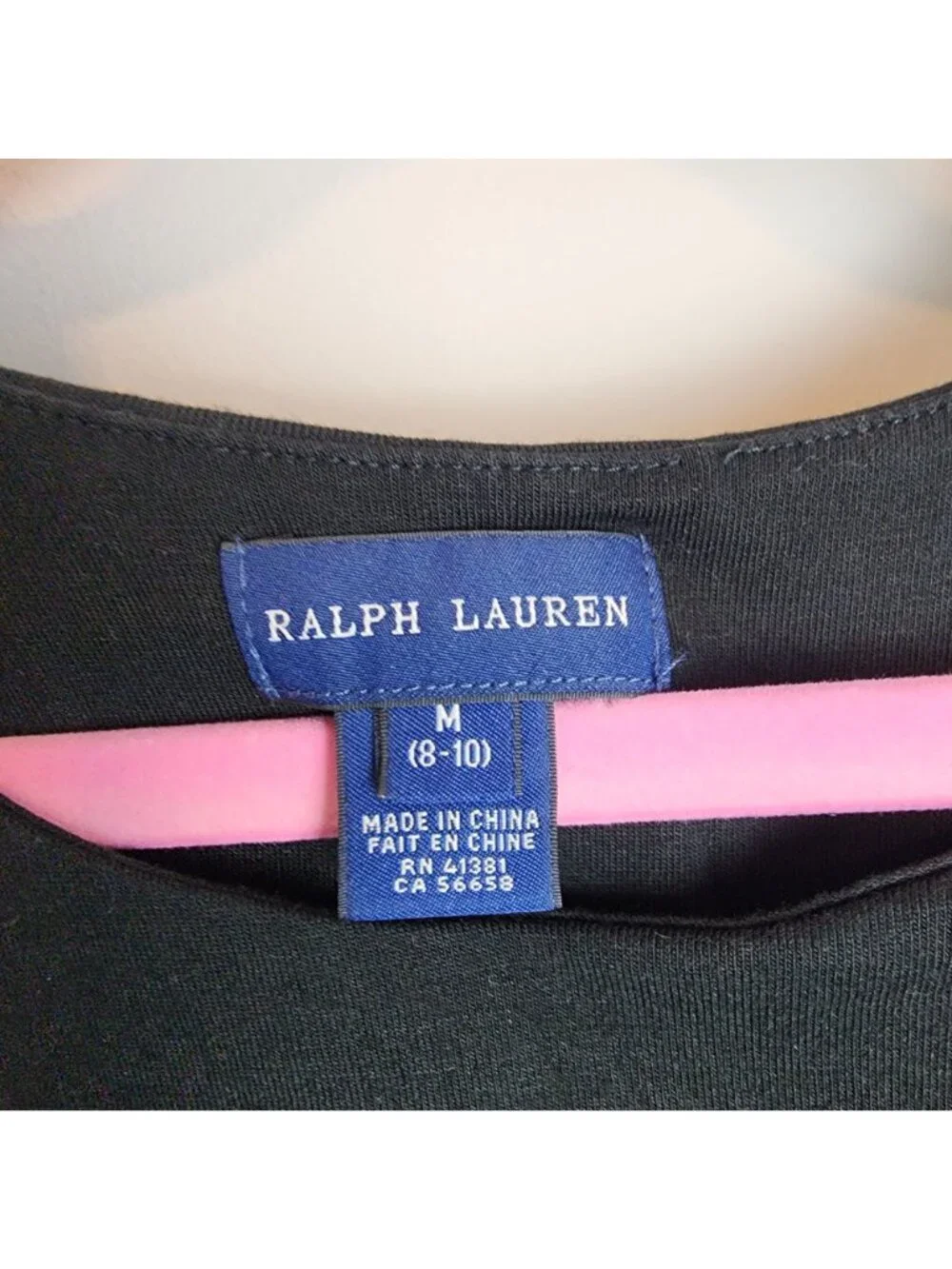Ralph Lauren girls sz M / 8-10 sleeveless black dress bubble skirt